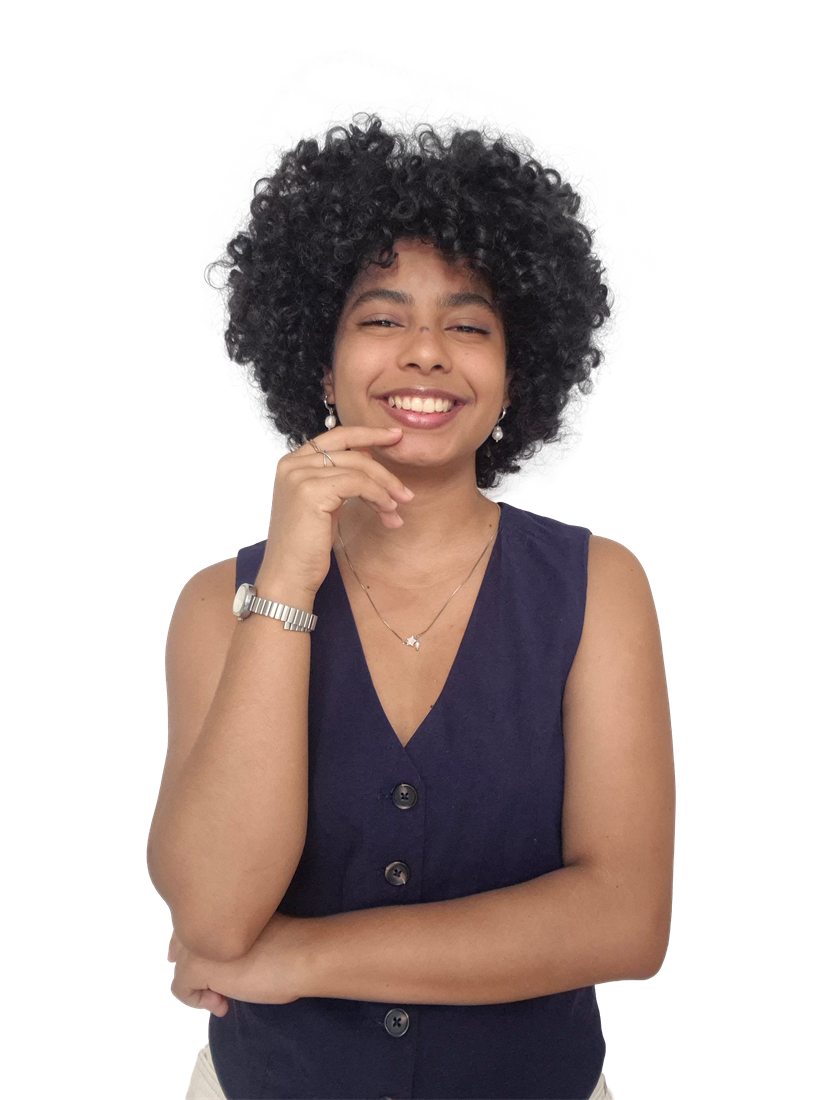 Stephanie Jerônimo, psicóloga clínica, sorrindo